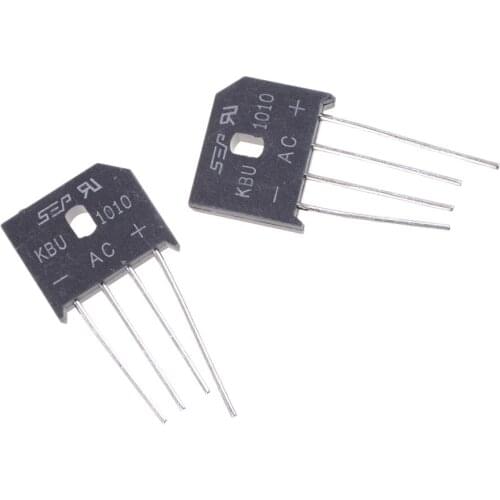 2pcs/lot KBU1010 Diode Bridge Rectifier 10A 1000V Diode Bridge Rectifier Kbu1010 New Arrival