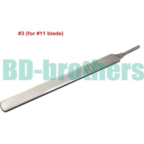 #3 ( for #11 Blade) Scalpel Handle Cutter Metal Blade Holder Carving Knife for Manicure PCB Phone Repair 2000pcs/lot