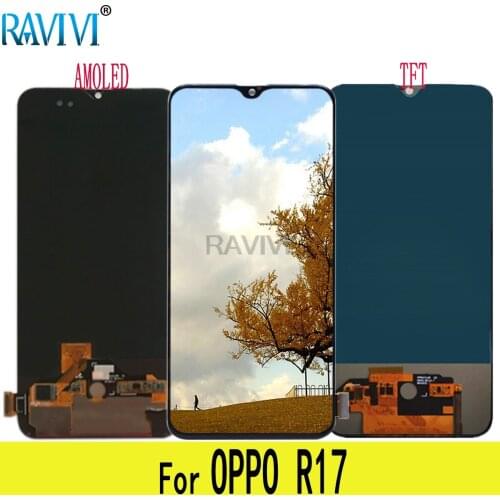 6.4" R17 AMOLED LCD For OPPO R17 LCD Display Touch Screen Digitizer Assembly Replacement For OPPO R17