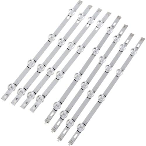 8pcs/set LED Backlight Strip 4 and 4 Lamps Bar for 42LB Inch TV Innotek DRT 3.0 42" 6916L 1709B 1710B 1957E 1956E 6916L-1956A