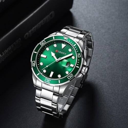 Top Brand Luxury Business Wristwatch 2020 New Curren Watches Men Fashion Stainless Steel Waterproof Quartz Watch Male Clock