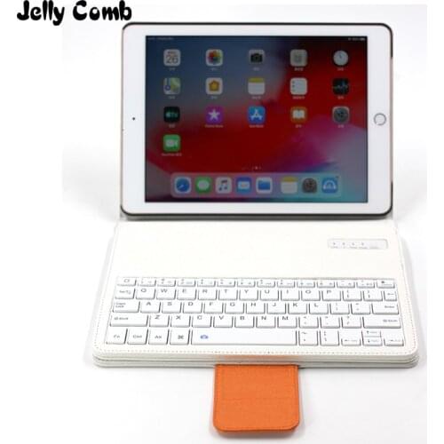 Jelly Comb Bluetooth Keyboard case for iPad 9.7 inch 2017 2018 iPad Pro 9.7 Air 1/2 Wireless keyboard case with 3.5mm interface