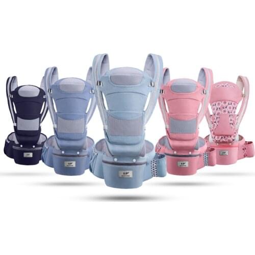 0-48 Month Ergonomic Baby Carrier Infant Baby Hipseat Carriers 3 In 1 Front Facing Ergonomic Kangaroo Baby Wrap Sling Backpacks