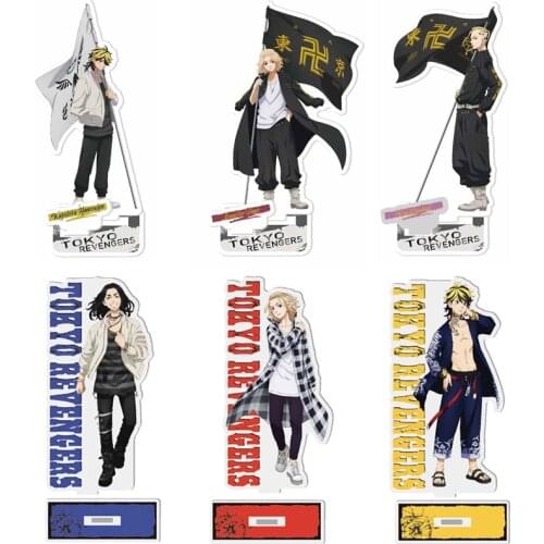 Anime Tokyo Revengers Acrylic Figures Model Toys 15cm Cartoons Action Figures Stand Plate Model Decoration Toys for Children