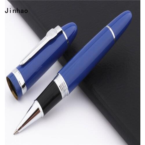 Jinhao 159 Blue Business office Medium Nib Rollerball Pen New School student stationery Supplies