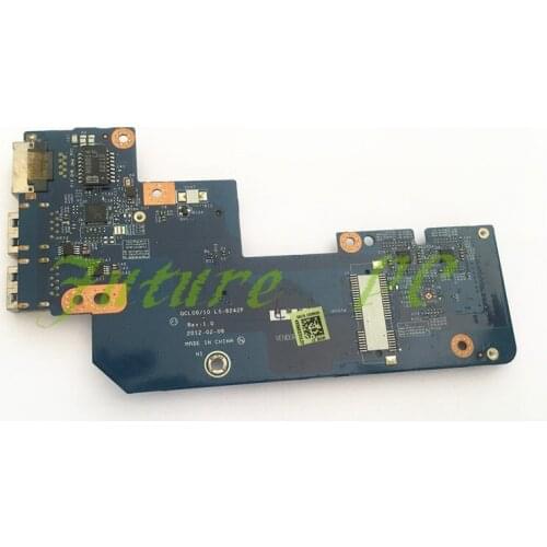 JOUTNDLN original For Dell 17R 7520 15R 5520 USB Ethernet LAN Connector Board no mSATA port QCL00/10 LS-8242P