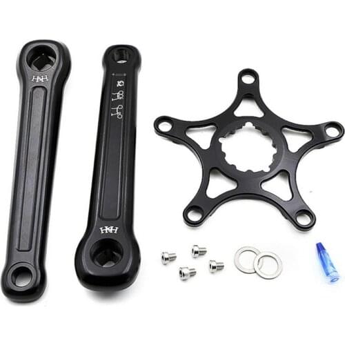 Folding bicycle H&H crank set 170mm CNC for brompton bike Ultra light aluminum alloy crank