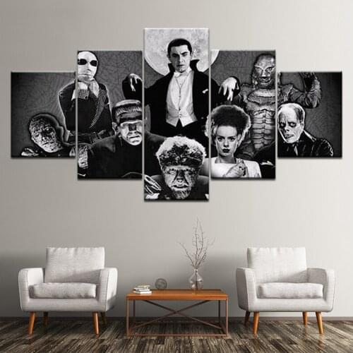 Diy Diamond Painting Cross Stitch Wedding Decoration full Square round Mosaic Embroidery New Mummy Universal monsters 5pcsZP-311