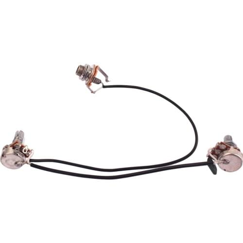 Guitar Pickup Jack Harness 1 Tone 1 Volume and Jack for Cigar Box Guitar Accessory