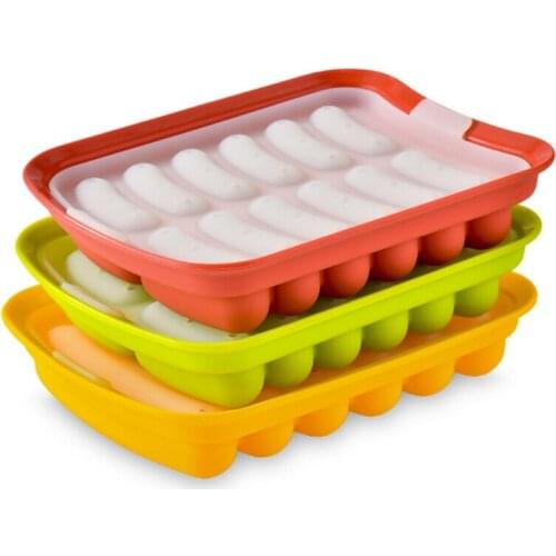 Silicone Sausage Mold Baby Food Supplement Box Ham Hot Dog Burger Making Mold DIY Baking Tools Kitchen Props