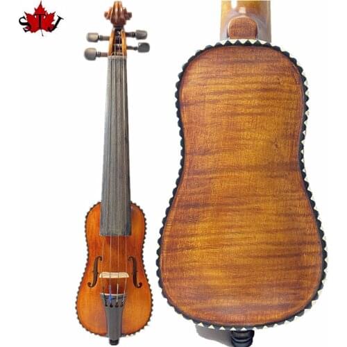 Baroque style SONG brand Pochette violin 5 5/8",inlay nice shell，graceful and huge sound #4107