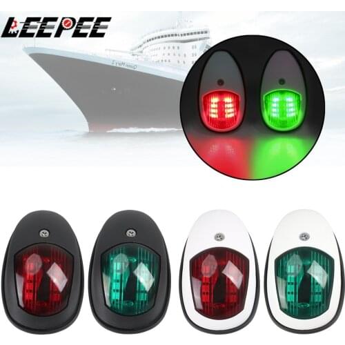 LED Navigation Light 10V-30V Signal Warning Waterproof Lamp Starboard Port Side Light For Marine Yacht Truck Trailer Van