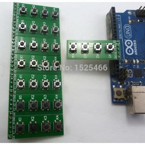 Tb371 8pcs Universal Dc 0-48v 4 Keyboard Button Switch Module For Due Breadboard Leonardo Zero Tre Micro Banana Pi Zigbee