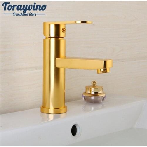 Torayvino bath room faucet basin torneira banheiro bronze Space Aluminium Metal Materials Single Handle Hot & Cold Mixer Faucet