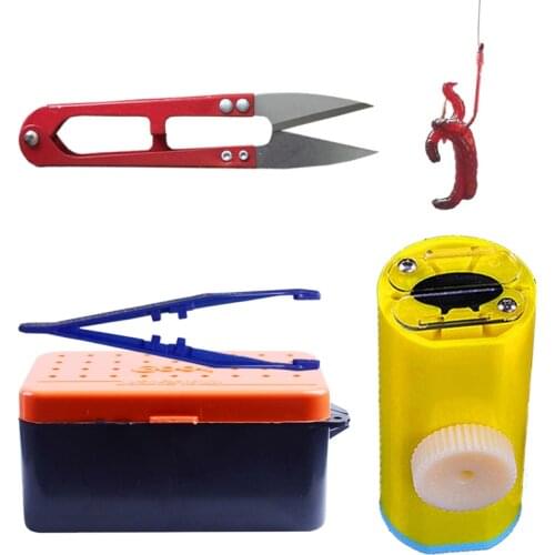 Smart Kingfisher Fishing Fishing Live Bait Hooker Kit Maggot Red Wrom Hanger Hang Redworm on Hook Safe Clear Quick