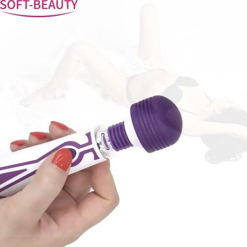 12 Vibration Mode Female Clitoral Stimulator G-spot Massager Sex Toy Powerful Dildo Vibrator AV Magic Wand Adult 18 Sex Shop