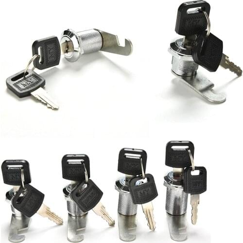 1PCS Cam Cylinder Locks Door Cabinet Mailbox Drawer Cupboard Locker Security Furniture Locks With Plastic Keys Hardware