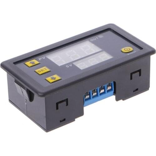 12V Timing Delay Relay Module Cycle Timer Digital LED Dual Display 0-999 Minutes L15