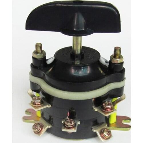 25A 380V Forward off Reverse Switch Motor Reversing Switch Changeover Switch 3 Position for Cargo Tricycle Elderly Scooters