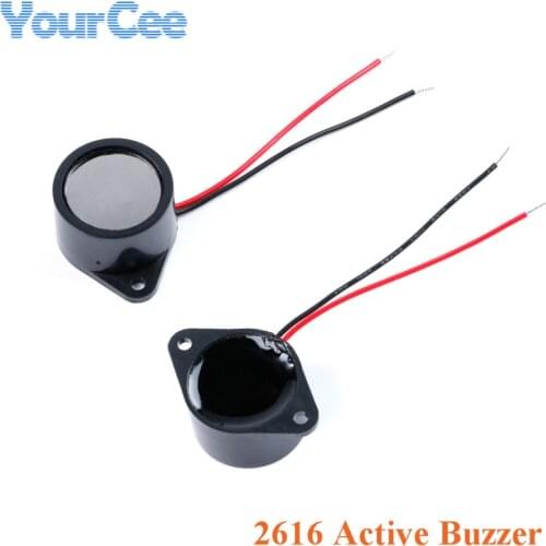 2616 Active Piezoelectric Buzzer 26*16MM Waterproof Buzzer Alarm Sealed Waterproof 3-24V 26X16MM Diy