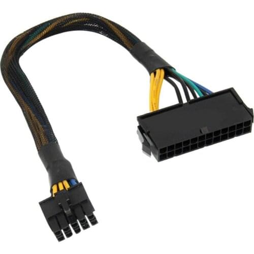 80% Off Replacement 24Pin Female to 10 Pin Male Adapter Cable for ATX Lenovo Motherboard