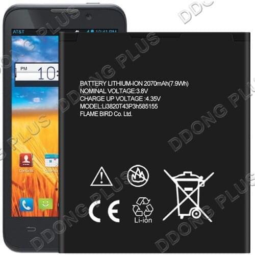 LI3820T43P3H585155 Battery For ZTE Unico Z930L Battery Replacement Repair Part