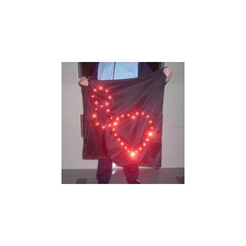 Automatic Blendo Bag with Red Lights (Hearts 8) - Magic Tricks,Stage Magic,Comedy,Magic Accessories,Gimmick,Magician Bag
