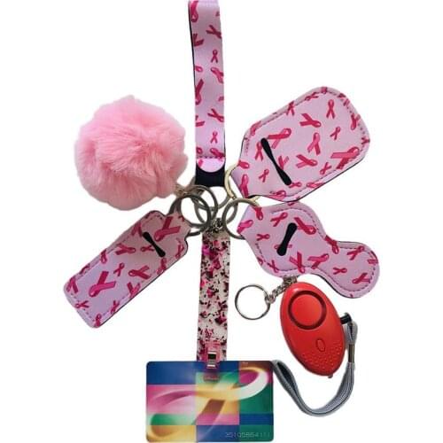 Egg Shape Car keychain Mini Self Defense Alarm 130dB Girl Women Security Protect Alert LED Personal Safety Scream Loud Keychain