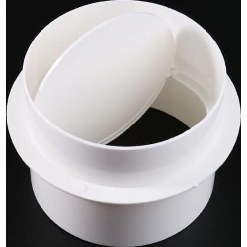 Pipe Draft Blocker Backdraft Damper Ventilation Duct Inline Extractor Fan Vent Back Draught Shutter