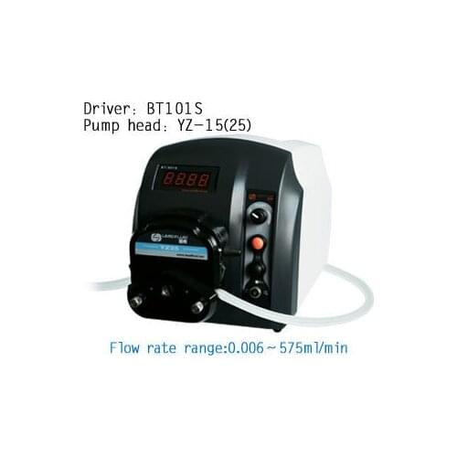 Cheap BT101S YZ15 ABS Plastic Small Easy Variable Flow Speed Peristaltic Dosing Pump Lab Industrial Pump Fluid 0.006-420ml/min