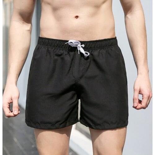 Quick Dry Summer Shorts For Men Man Beach Shorts Swim Surf Mens Summer Shorts With Pockets Fitness Exercise Lace-up Shorts