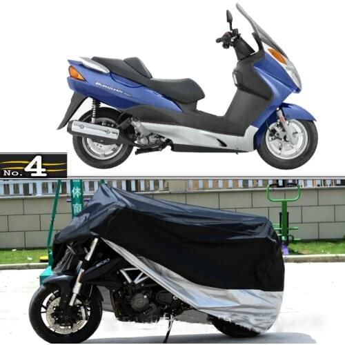 MotorCycle Cover For Suzuki UH150 Burgman 150 WaterProof UV Sun Dust / Rain Protector Cover Made of Polyester Taffeta