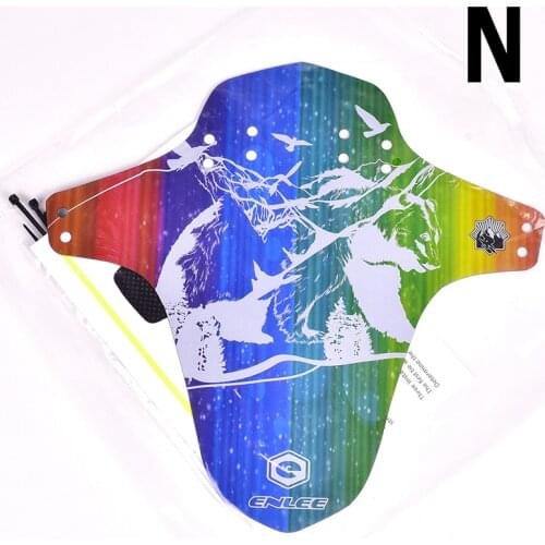 Colorful MTB Road Bike Mud Flaps Cycling Bicycle Wings Front Bicycle Mudguard For Mountain Bike Fenders Bicycle Fender