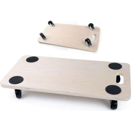 Wooden Base with Wheels Bricotech (57,5 x 29 x 1,8 cm)