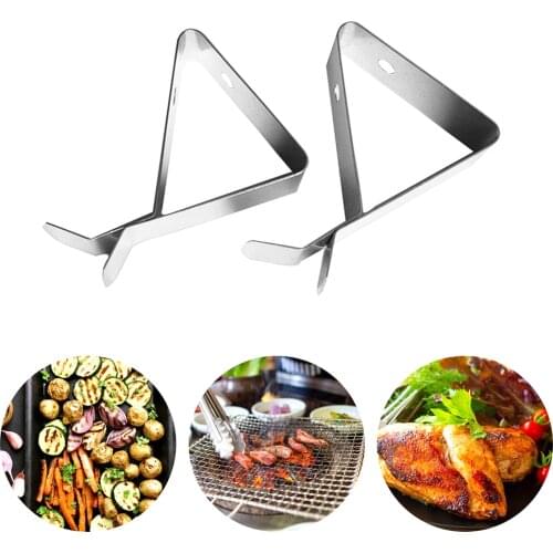 Meat thermometer holder Stainless steel grill probe holder holder for temperature reading of smoker/oven/oven