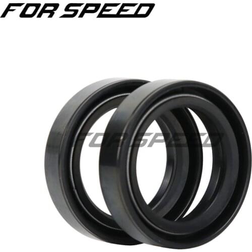 Double Spring Motorcycle Rubber Gasket Front Fork Damper Oil Seal Dust Cover DC 30*31*32*33*40.5*42*43*44*45*46*10.5*11*10.3