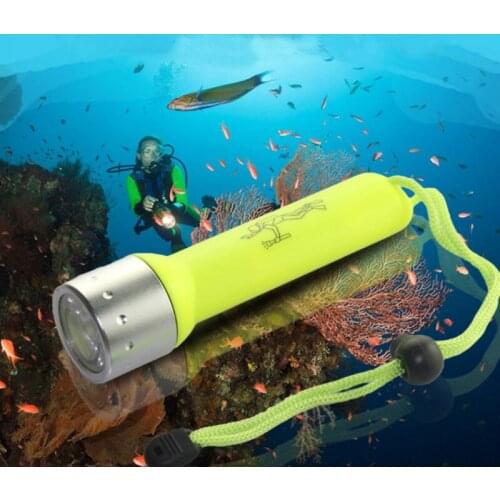 Diving Flashlight Scuba Safety Lights Waterproof Underwater Torch for Outdoor Under Water Sports