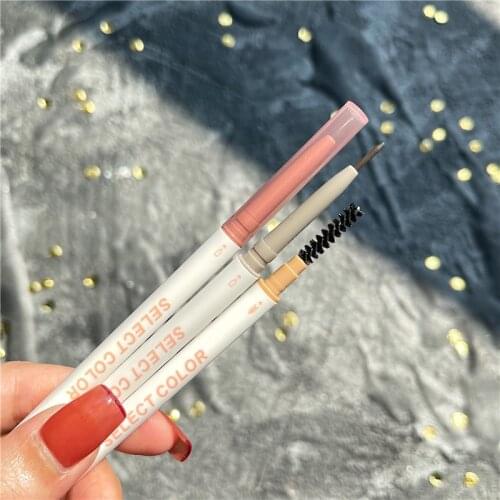 Eyebrow Pencil Waterproof Long Lasting Eyebrow Tattoo Pencil Cosmetic Eyebrow Enhancers Dark Brown Eye Brow Pen Makeup Tools