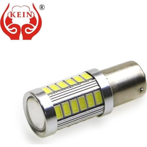 KEIN 2PCS 1156 led p21w ba15s 33smd 5630 led car auto Reverse lights source DRL Tail Daytime Running bulb lamps 12V for Hyundai