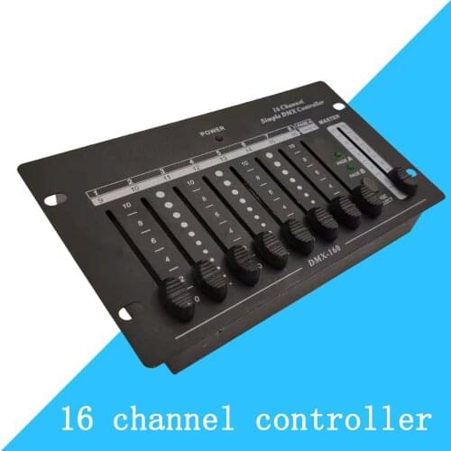 Disco lighting controller 16 channel wireless DMX512 controller console for party DJ stage lighting bar family party