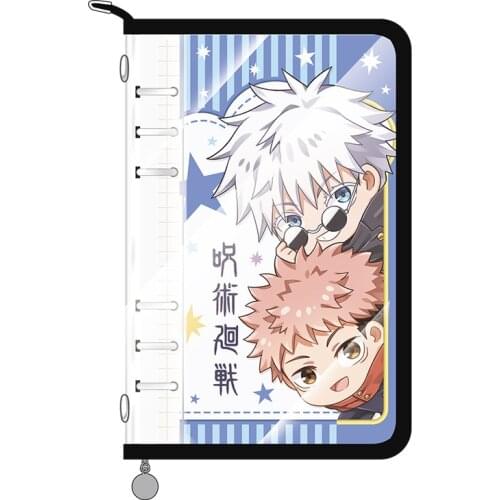 Anime Jujutsu Kaisen Gojo Satoru Unisex Students Mini Hand Account Notebook Diary Notepad Cartoon Memorandum Book Xmas Gifts