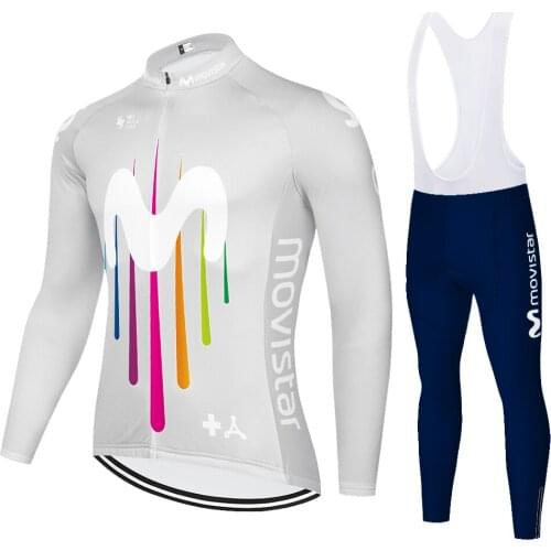 Ropa de ciclismo movistar cycling jersey men uniformes de ciclismo para hombre 02