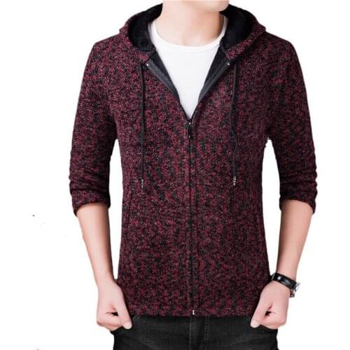 Long Sleeve MenS Sweaters Cardigan Winter Clothes 2020 Knitted Korea Style Casual Standard Designer Knit