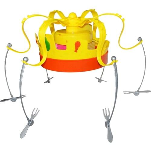 The Music Stops! Children Family Toys Funny Board Game CHOW CROWN Eating Food Challenge Game,Eat the Spinning Snacks Before