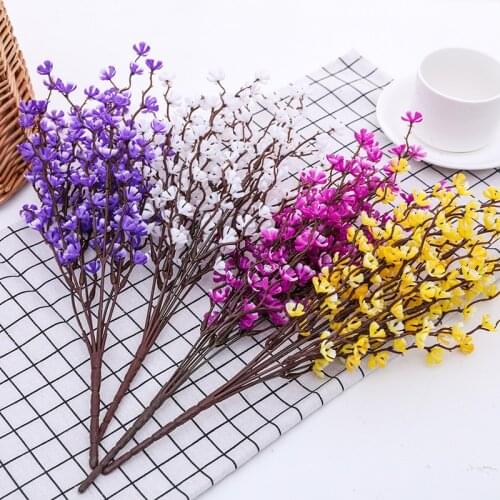New Plastic Snow Plum Decoration Flower Arrangement Shooting Props Living Room Place Simulation Bouquet Winter Plum Decoration