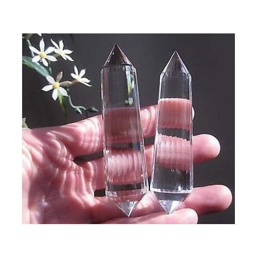 New style natural white crystal multi - sided pillars, crystal pillars, 24 - sided columns