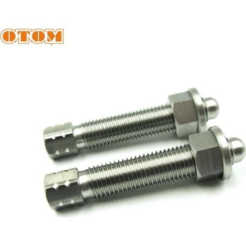 OTOM Stainless Steel Chain Adjuster Bolt M10 Motorcycle Swingarm Screws Nuts For KTM EXC SX SXF EXCF Husqvarna TE FE FC TX FX TC