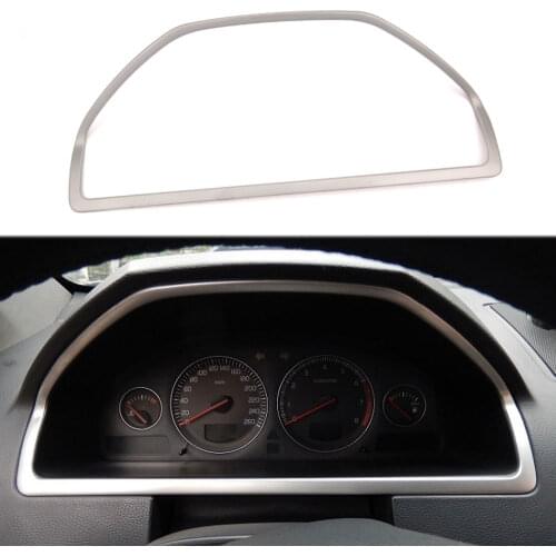 Stainless Steel Car Interior Dashboard Console Panel Frame Cover Trim For Volvo XC90 2002- 2007 2008 2009 2010 2011 2012 -2014