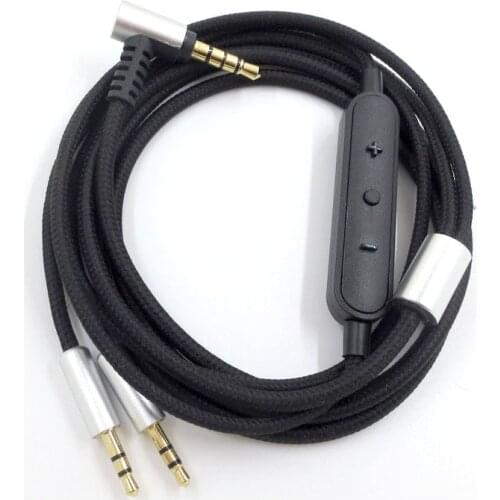 1.2M Replacement Audio Cable For Xiaomi For Sol Republic Master Tracks HD V8 V10 V12 X3 Headphones Cord Headsets Wire Connecter
