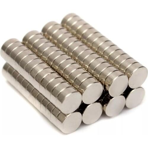 WAERTA 100Pcs 5x2mm Neodymium Magnet Permanent NdFeB Super Strong Powerful Small Round Magnetic Magnets Disc